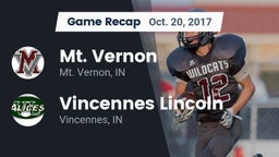 Recap: Mt. Vernon  vs. Vincennes Lincoln  2017