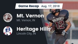 Recap: Mt. Vernon  vs. Heritage Hills  2018