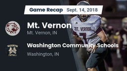 Recap: Mt. Vernon  vs. Washington Community Schools 2018