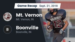 Recap: Mt. Vernon  vs. Boonville  2018
