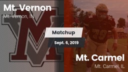 Matchup: Mt. Vernon High vs. Mt. Carmel  2019
