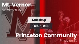Matchup: Mt. Vernon High vs. Princeton Community  2019