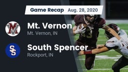 Recap: Mt. Vernon  vs. South Spencer  2020