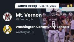 Recap: Mt. Vernon  vs. Washington Community Schools 2020