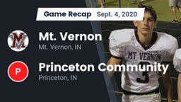 Recap: Mt. Vernon  vs. Princeton Community  2020