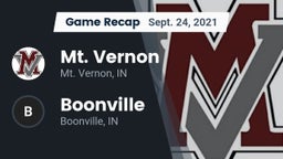 Recap: Mt. Vernon  vs. Boonville  2021