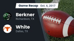 Recap: Berkner  vs. White  2017