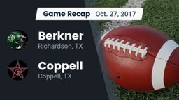 Recap: Berkner  vs. Coppell  2017