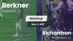 Matchup: Berkner  vs. Richardson  2017