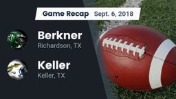 Recap: Berkner  vs. Keller 2018