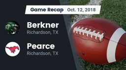 Recap: Berkner  vs. Pearce  2018
