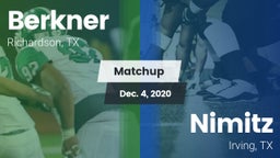 Matchup: Berkner  vs. Nimitz  2020