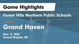 Forest Hills Northern Public Schools vs Grand Haven  Game Highlights - Nov. 8, 2022