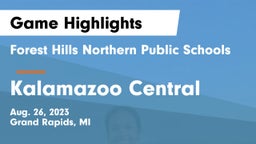 Forest Hills Northern Public Schools vs Kalamazoo Central  Game Highlights - Aug. 26, 2023