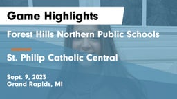 Forest Hills Northern Public Schools vs St. Philip Catholic Central  Game Highlights - Sept. 9, 2023