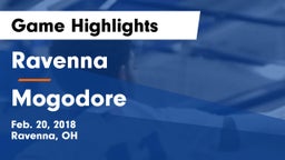 Ravenna  vs Mogodore Game Highlights - Feb. 20, 2018