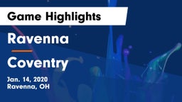 Ravenna  vs Coventry  Game Highlights - Jan. 14, 2020