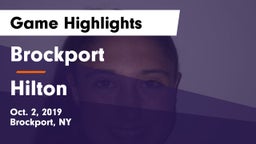 Brockport  vs Hilton  Game Highlights - Oct. 2, 2019