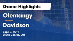 Olentangy  vs Davidson  Game Highlights - Sept. 3, 2019