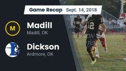 Recap: Madill  vs. Dickson  2018