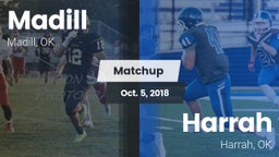 Matchup: Madill  vs. Harrah  2018