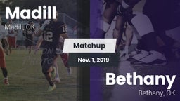 Matchup: Madill  vs. Bethany  2019