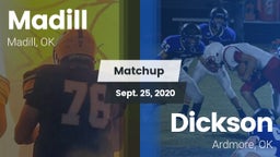 Matchup: Madill  vs. Dickson  2020