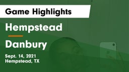 Hempstead  vs Danbury  Game Highlights - Sept. 14, 2021
