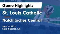 St. Louis Catholic  vs Natchitoches Central  Game Highlights - Sept. 8, 2022