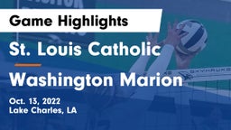 St. Louis Catholic  vs Washington Marion Game Highlights - Oct. 13, 2022