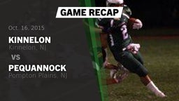 Recap: Kinnelon  vs. Pequannock  2015