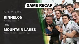 Recap: Kinnelon  vs. Mountain Lakes  2015