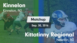 Matchup: Kinnelon  vs. Kittatinny Regional  2016