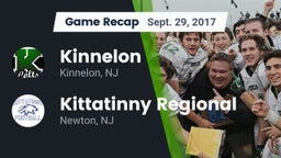 Recap: Kinnelon  vs. Kittatinny Regional  2017