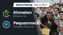 Recap: Kinnelon  vs. Pequannock  2017