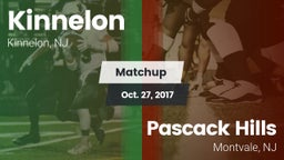 Matchup: Kinnelon  vs. Pascack Hills  2017