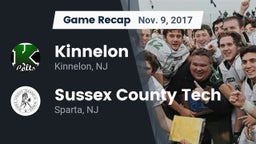 Recap: Kinnelon  vs. Sussex County Tech  2017