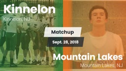 Matchup: Kinnelon  vs. Mountain Lakes  2018