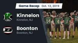 Recap: Kinnelon  vs. Boonton  2019