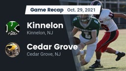 Recap: Kinnelon  vs. Cedar Grove  2021