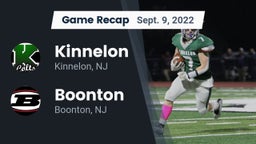 Recap: Kinnelon  vs. Boonton  2022