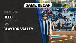 Recap: Reed  vs. Clayton Valley  2016