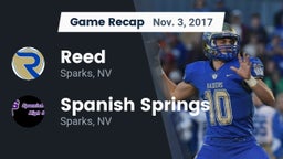 Recap: Reed  vs. Spanish Springs  2017