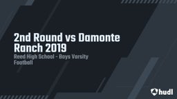 Reed football highlights 2nd Round vs Damonte Ranch 2019