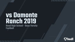Reed football highlights vs Damonte Ranch 2019