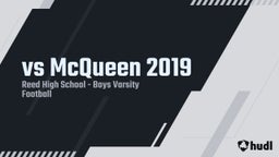 Reed football highlights vs McQueen 2019