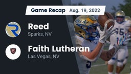 Recap: Reed  vs. Faith Lutheran  2022