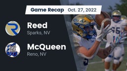 Recap: Reed  vs. McQueen  2022