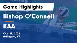 Bishop O'Connell  vs KAA Game Highlights - Oct. 19, 2021