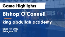 Bishop O'Connell  vs king abdullah academy Game Highlights - Sept. 12, 2022